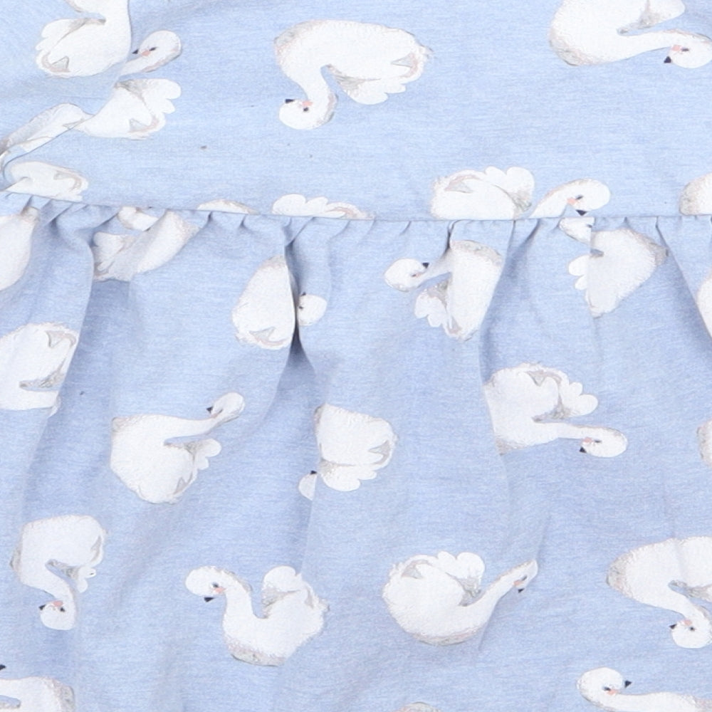 georg Baby Blue Animal Print  A-Line  Size 12 Months