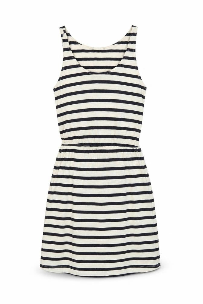 H&M Womens Beige Striped  Fit & Flare  Size XS