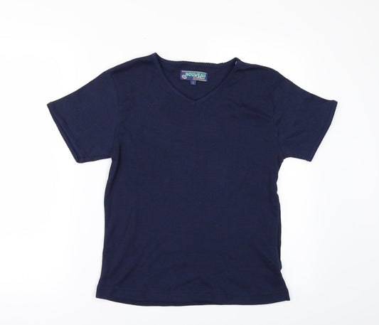nouveau Womens Blue   Basic T-Shirt Size S