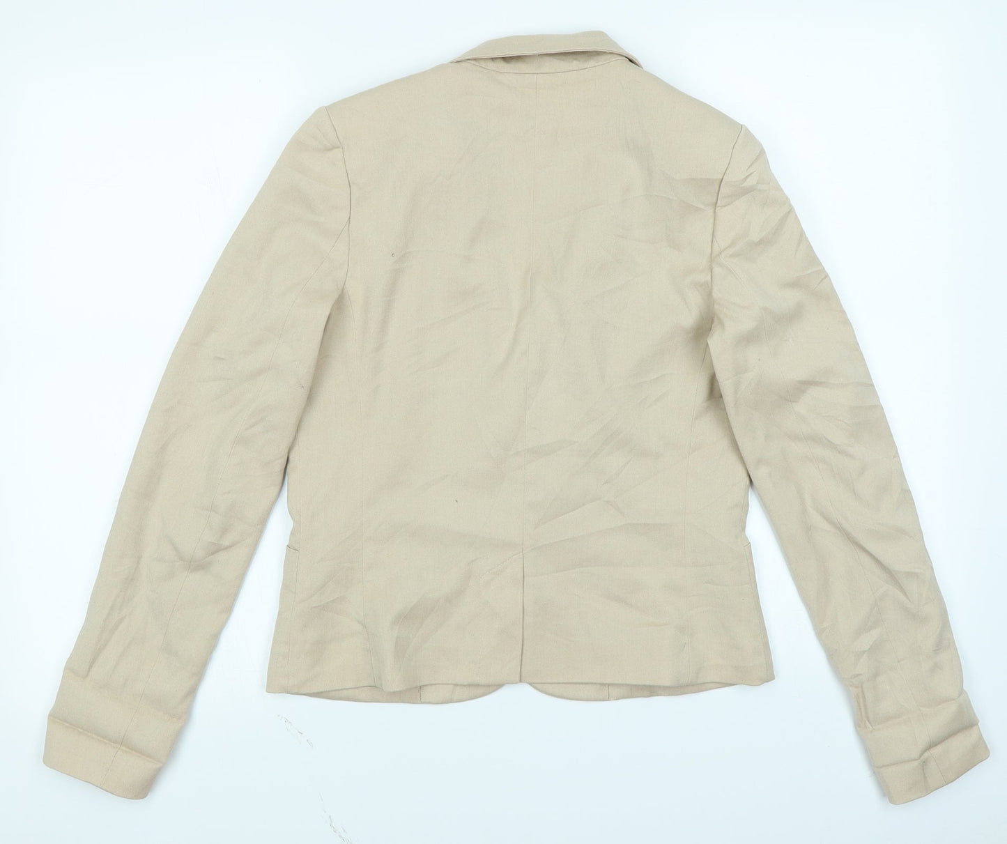 Divided Womens Beige   Jacket Blazer Size 12