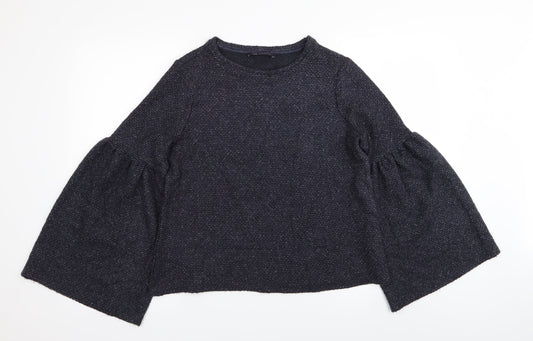 M&S Womens Blue   Pullover Jumper Size 10