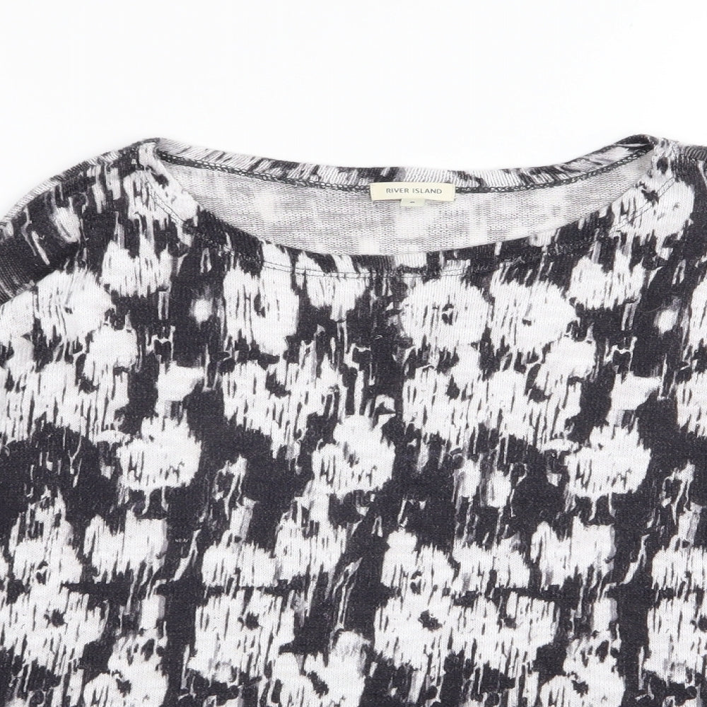 River Island Womens Multicoloured   Basic T-Shirt Size 6