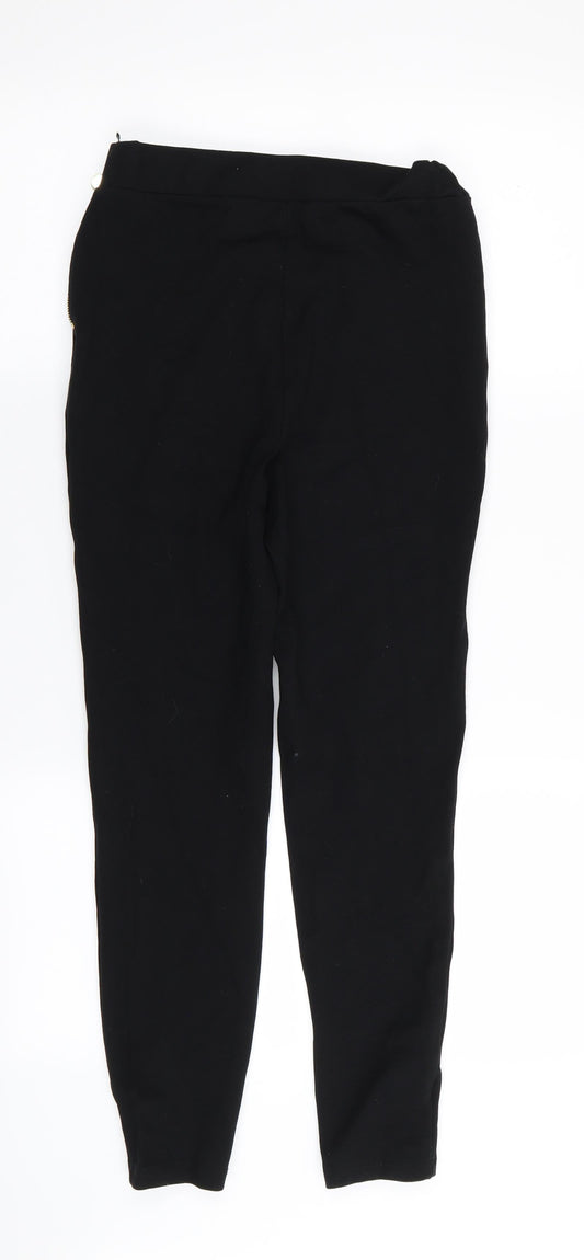 Papaya Womens Black   Trousers  Size 12 L24 in