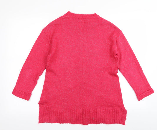 M&S Womens Pink   Pullover Jumper Size S