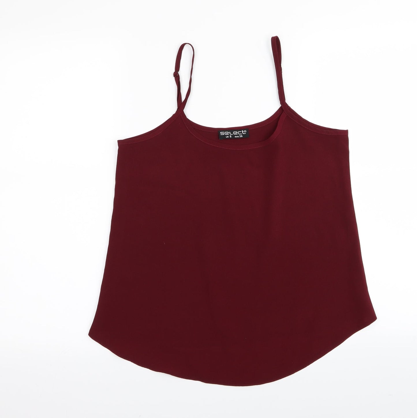 Select Womens Red   Camisole T-Shirt Size 8