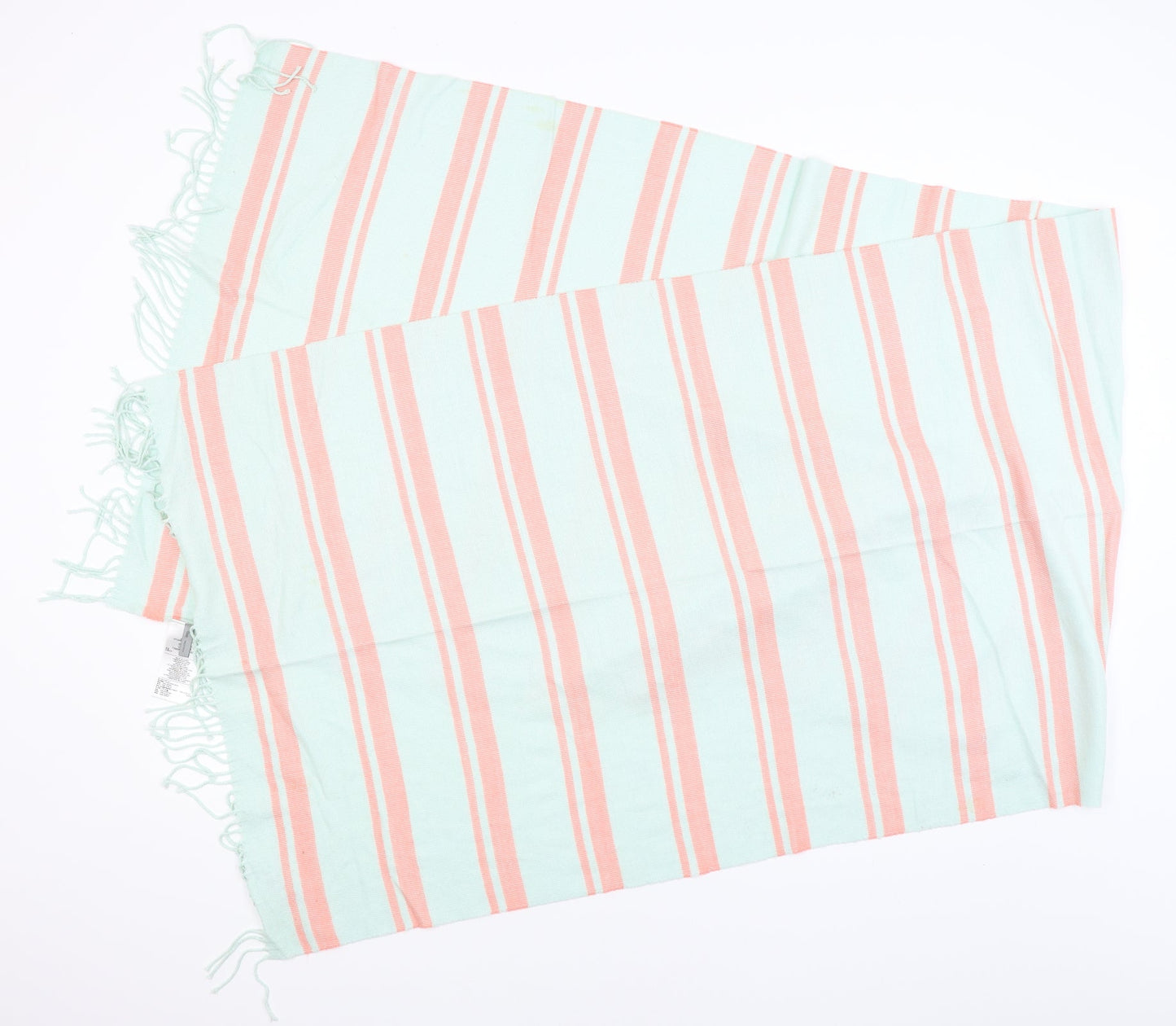 Agape Womens Blue Striped   Scarf