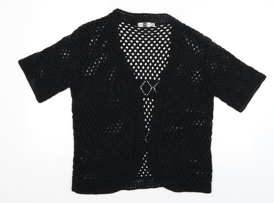 Sixth Avenue Womens Black   Wrap Jumper Size L