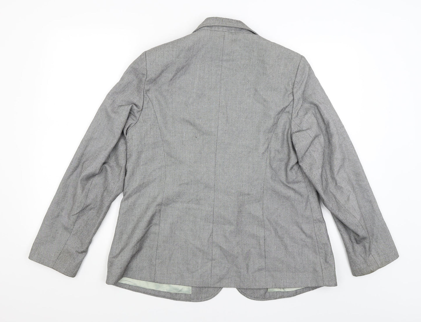 essence Womens Grey   Jacket Blazer Size 16
