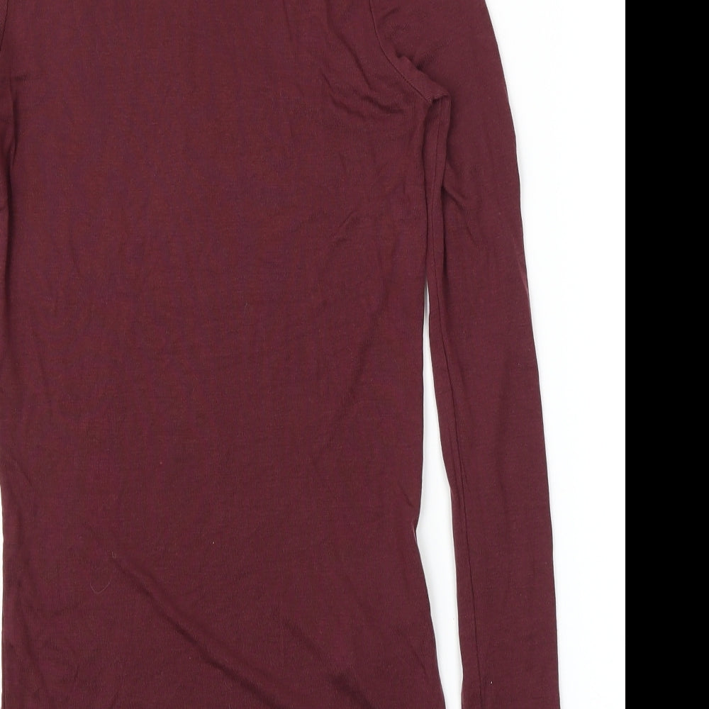 VERO MODA Womens Purple   Basic T-Shirt Size M