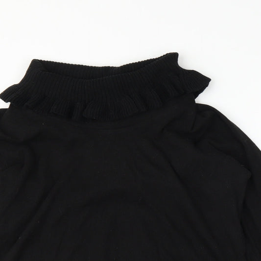 Preworn Womens Black   Pullover Jumper Size M