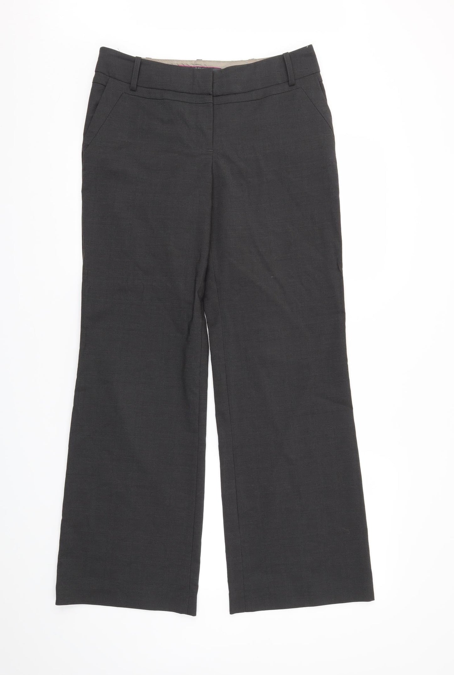 next  Womens Grey   Trousers  Size 10 L30 in