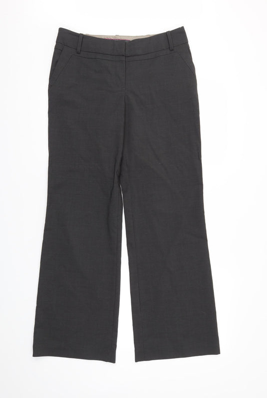 next  Womens Grey   Trousers  Size 10 L30 in