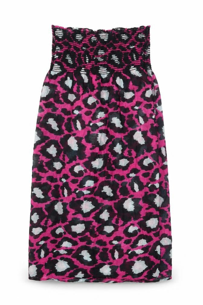 ocean club Womens Pink Animal Print  Fit & Flare  Size 12