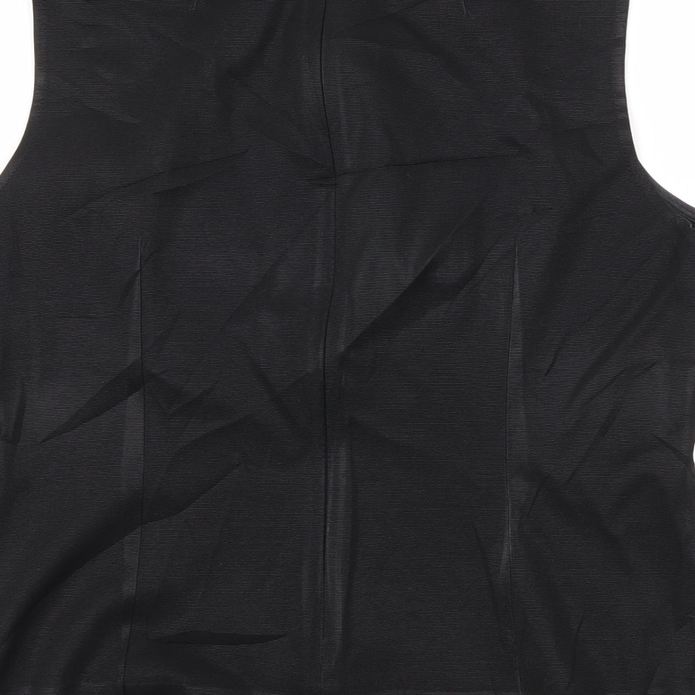 Preworn Womens Black   Basic T-Shirt Size 16