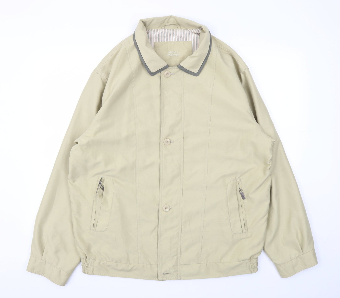 Brook Taverner Mens Beige   Jacket Coat Size S