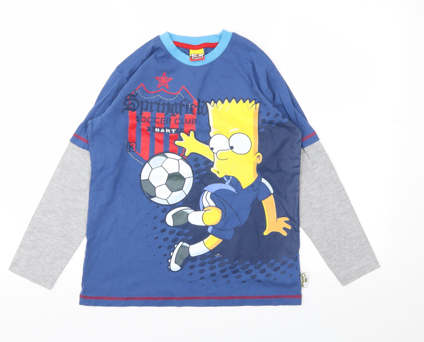 NEXT  Boys Blue Animal Print  Basic T-Shirt Size 9-10 Years