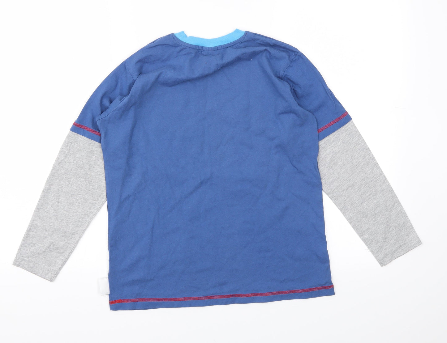 NEXT  Boys Blue Animal Print  Basic T-Shirt Size 9-10 Years