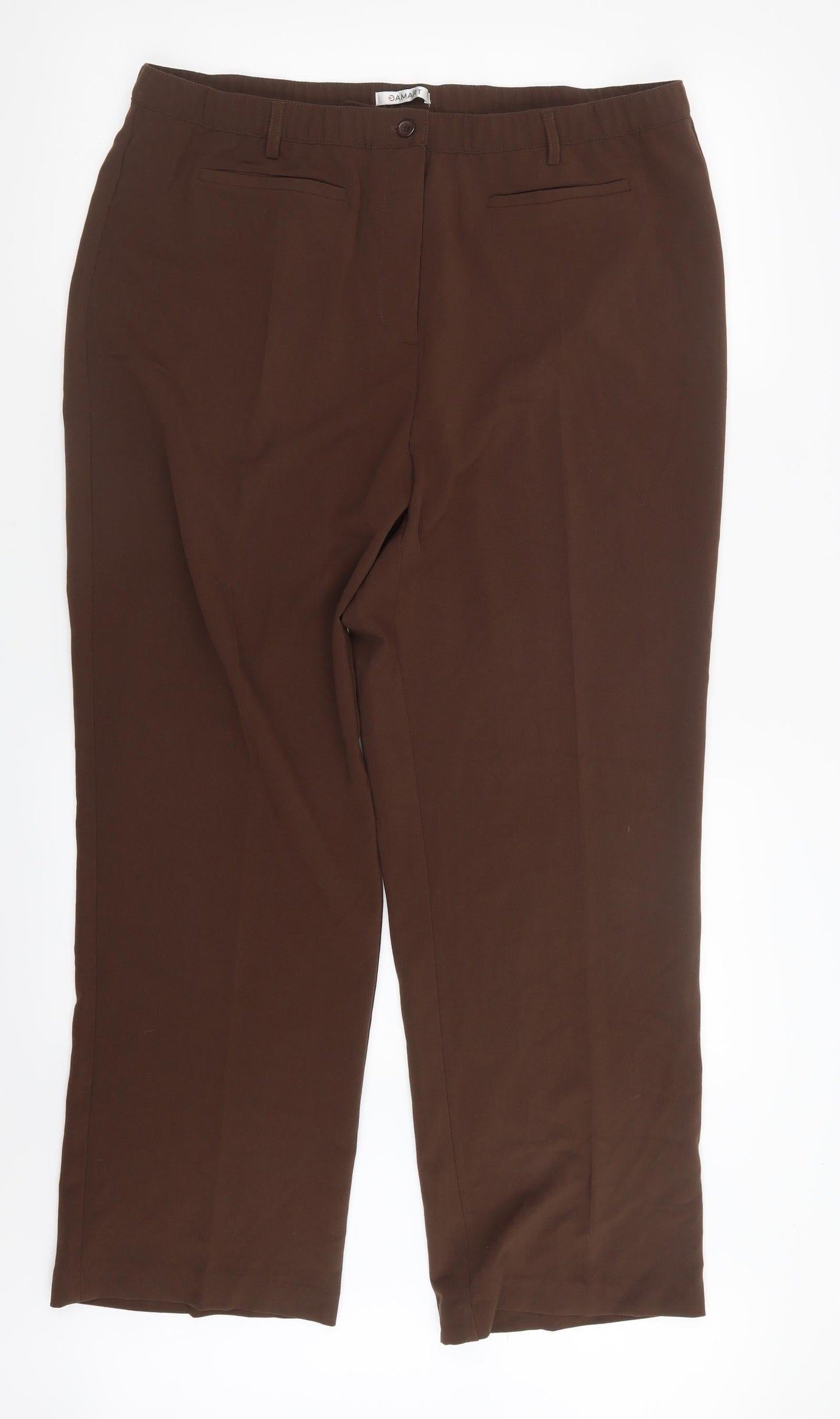 Damart Womens Brown   Trousers  Size 20 L28 in