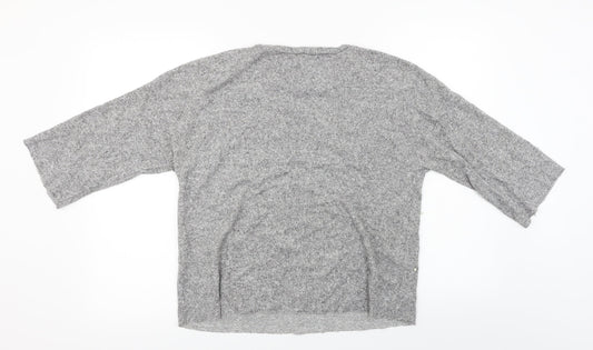 Zara Womens Grey   Pullover Jumper Size M