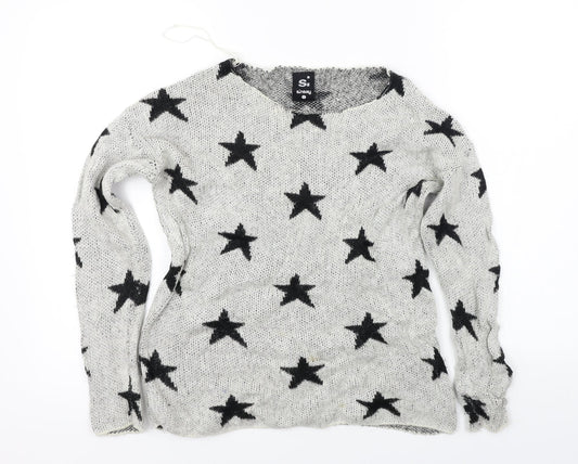 s nsay  Womens Grey   Pullover Jumper Size S