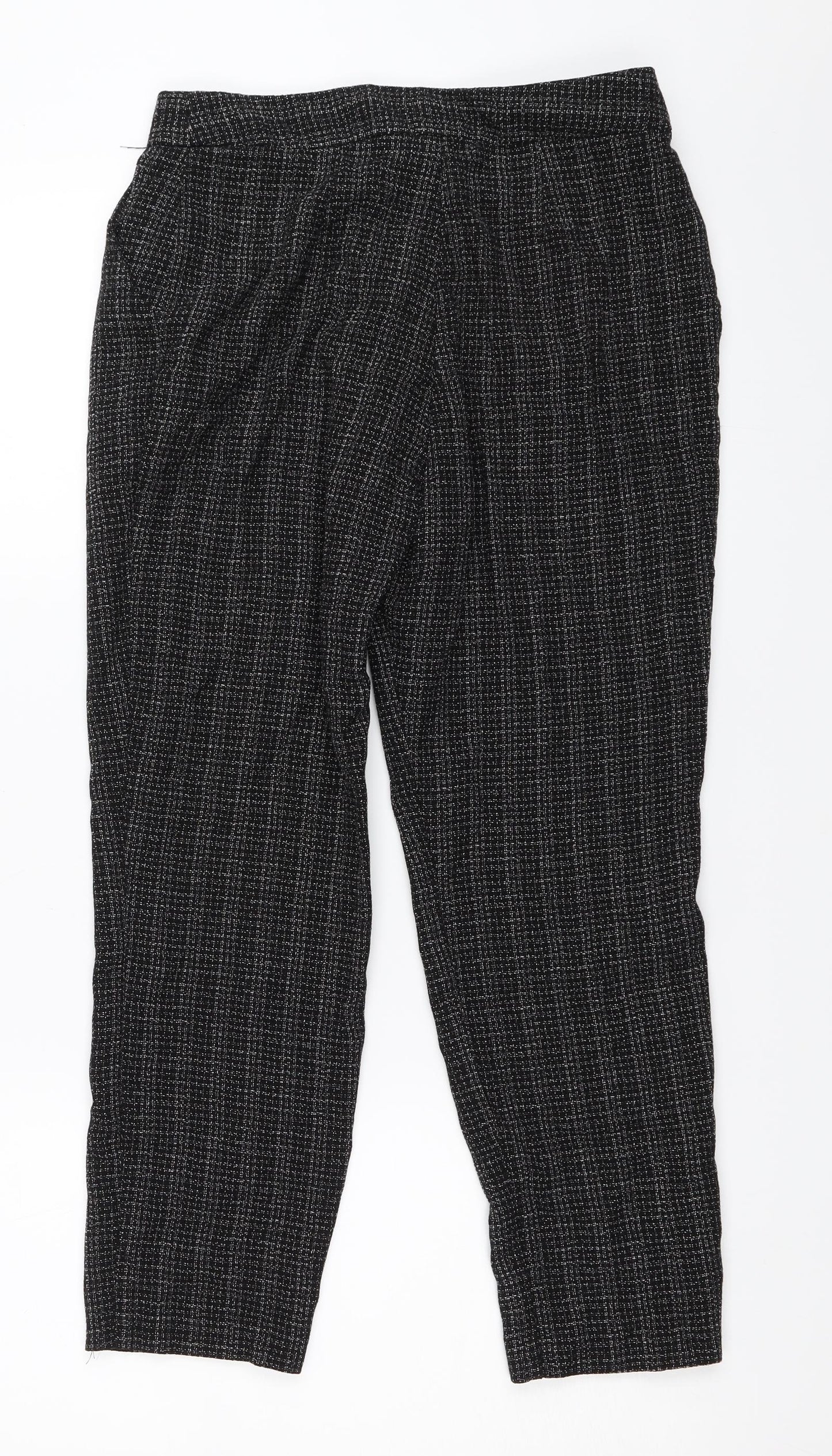 Dorothy Perkins Womens Black   Capri Trousers Size 6 L24 in