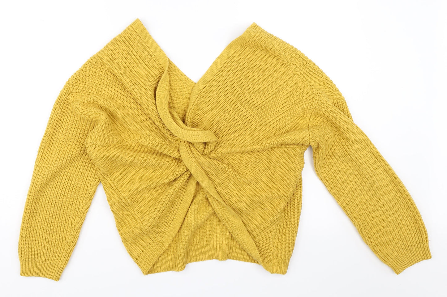 New Look Womens Yellow   Pullover Jumper Size M
