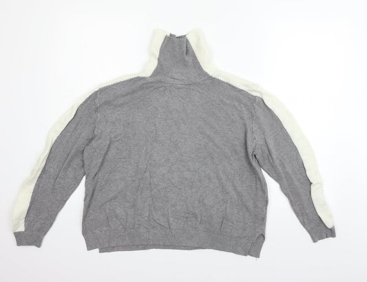Marks and Spencer Womens Grey   Pullover Jumper Size XL