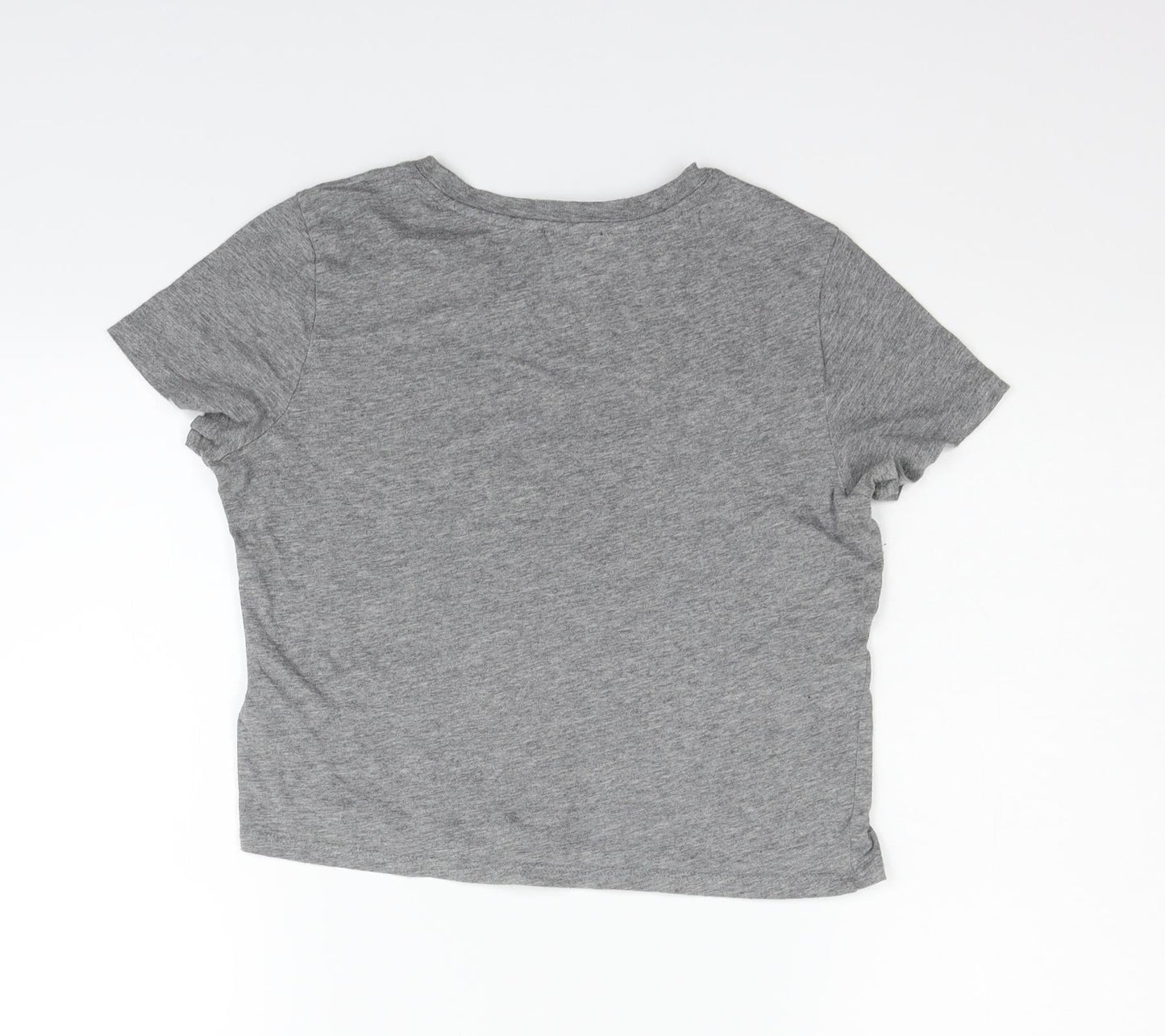 FOREVER 21 Girls Grey   Basic T-Shirt Size L
