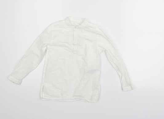 NEXT Girls White   Basic Button-Up Size 5 Years
