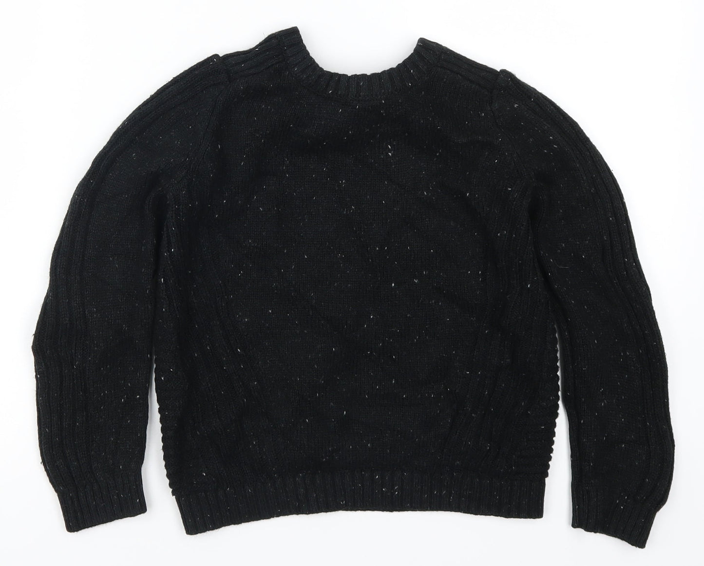 George Boys Black   Pullover Jumper Size 6-7 Years