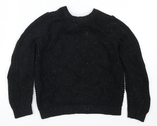 George Boys Black   Pullover Jumper Size 6-7 Years