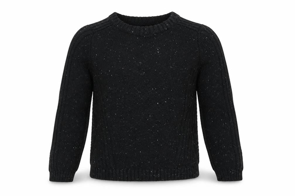 George Boys Black   Pullover Jumper Size 6-7 Years