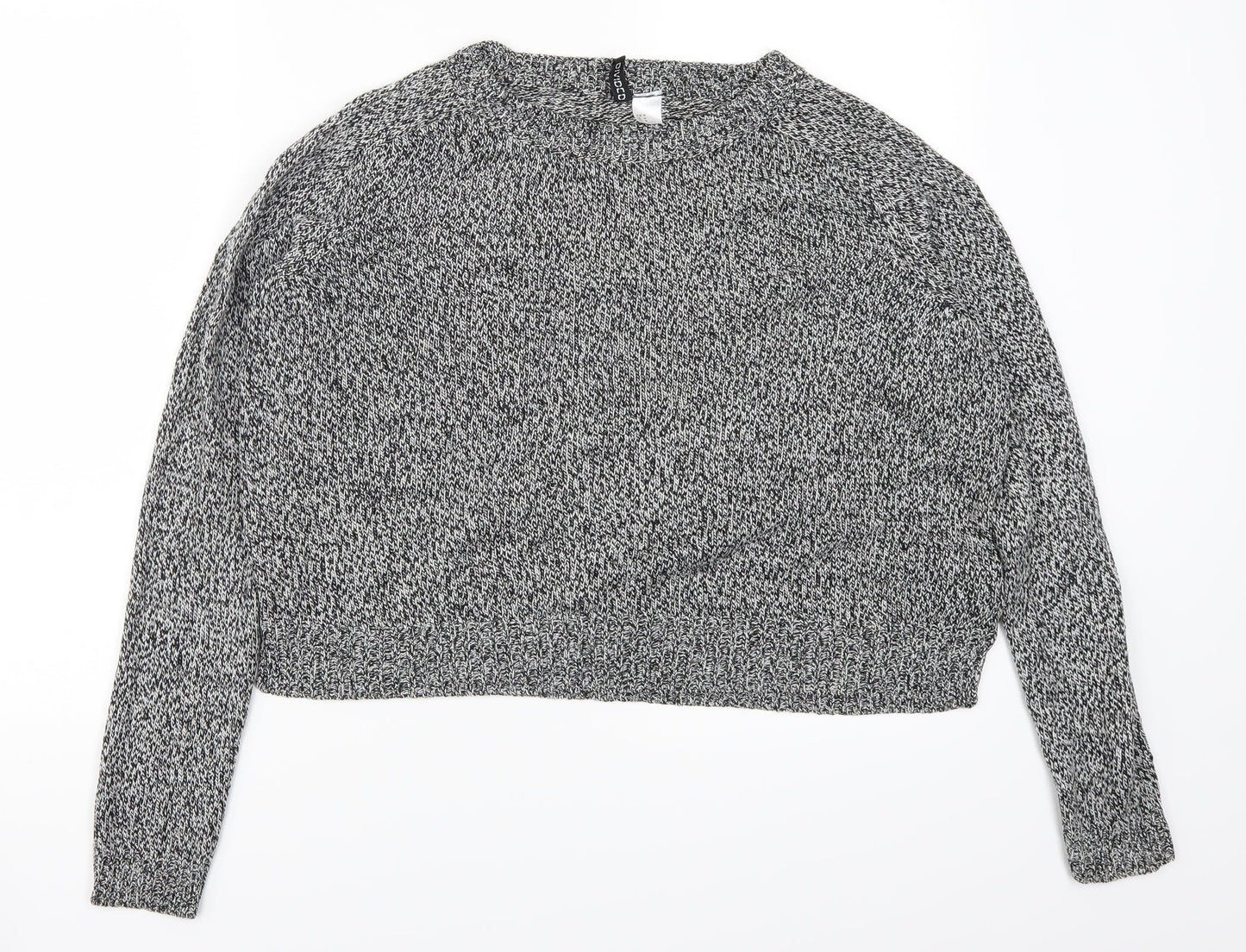 H&M Womens Grey   Pullover Jumper Size M