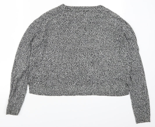 H&M Womens Grey   Pullover Jumper Size M