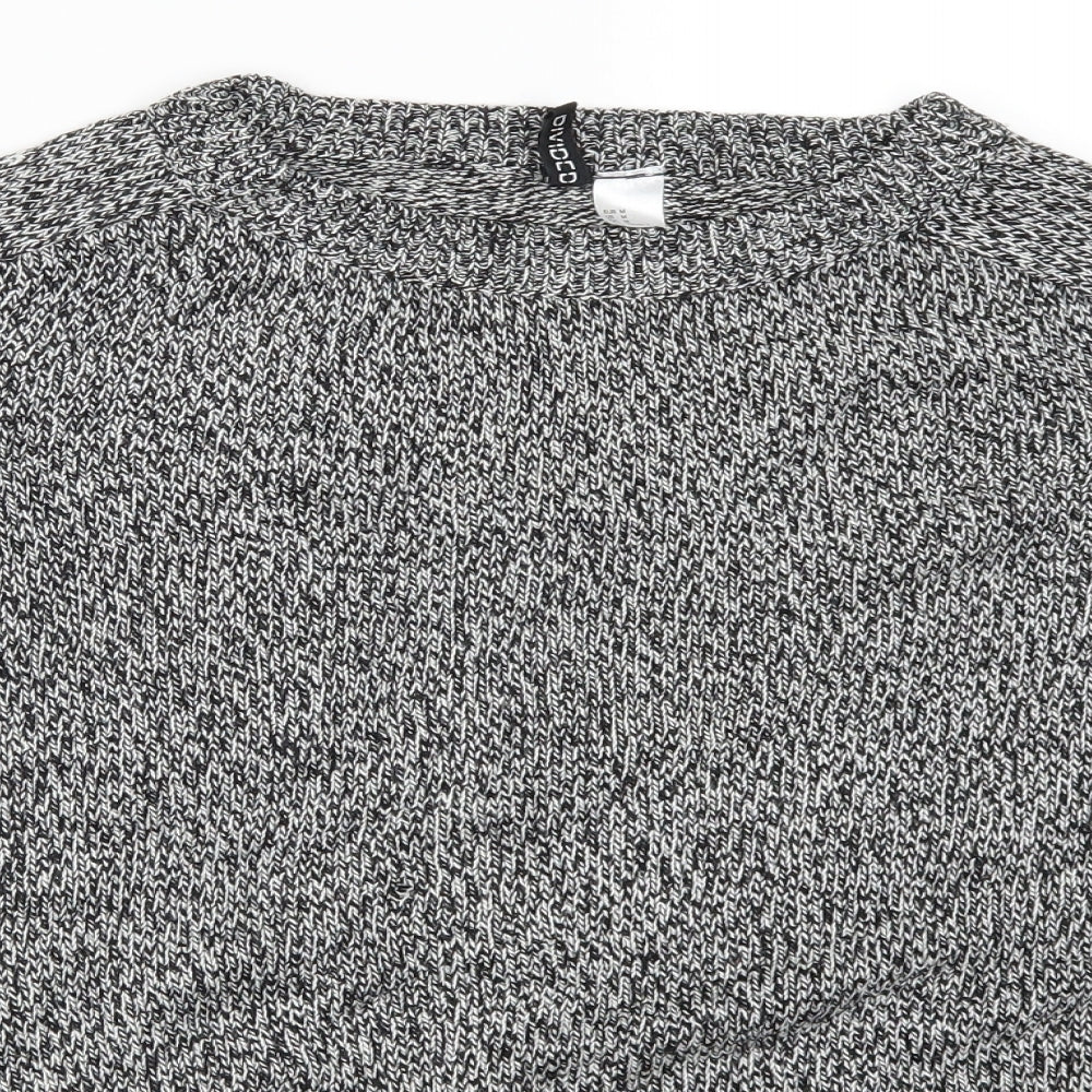 H&M Womens Grey   Pullover Jumper Size M