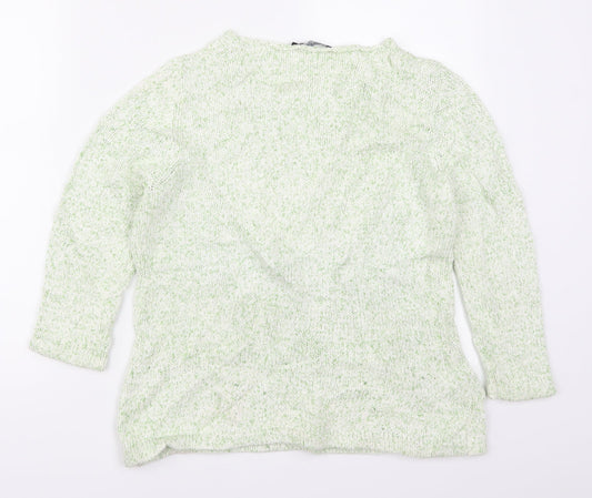 DASH Womens Green   Pullover Jumper Size 10