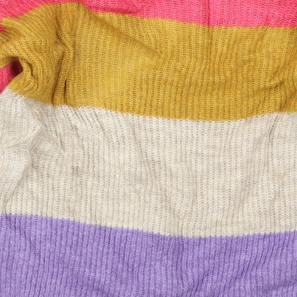 Marks and Spencer Womens Multicoloured Striped  Pullover Jumper Size S