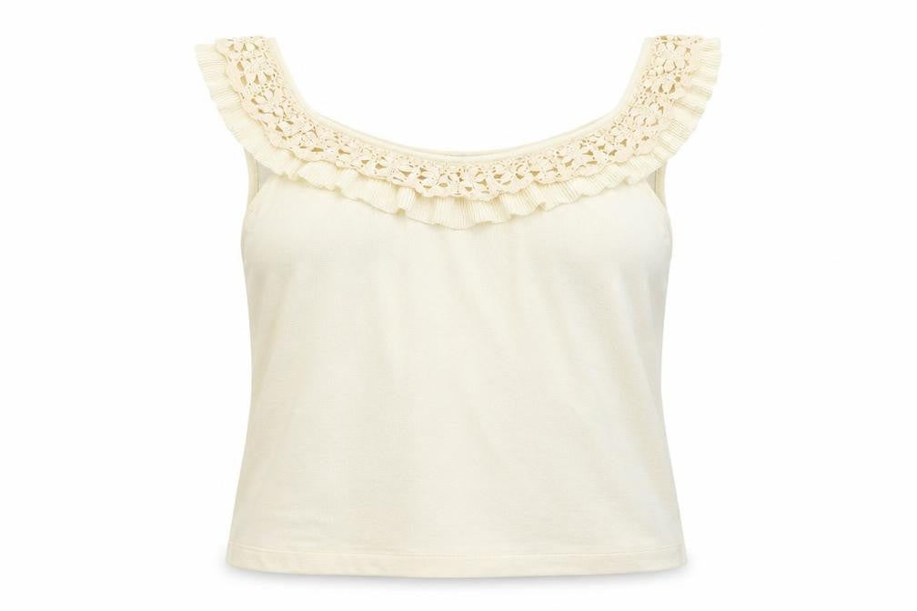 Tyler Womens Beige   Basic Tank Size 14