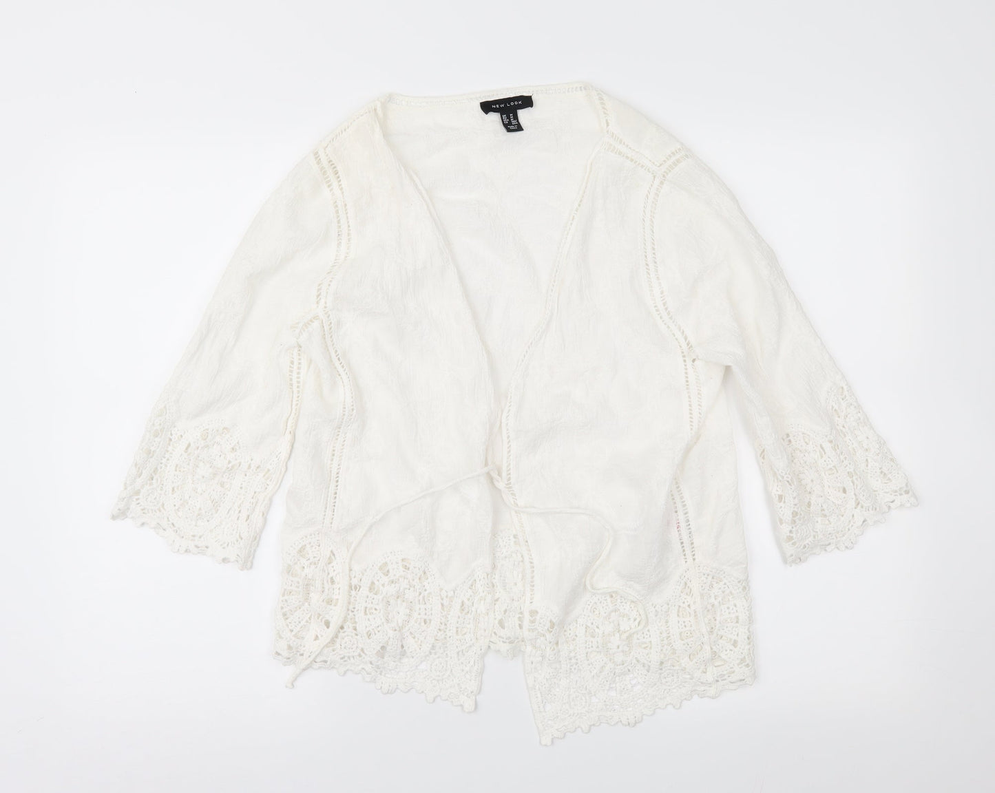 New Look Womens White   Jacket  Size M