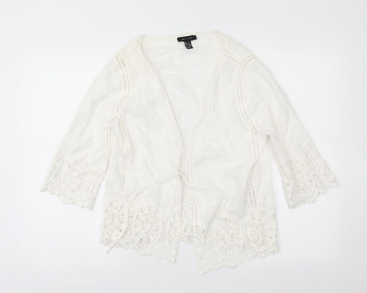 New Look Womens White   Jacket  Size M