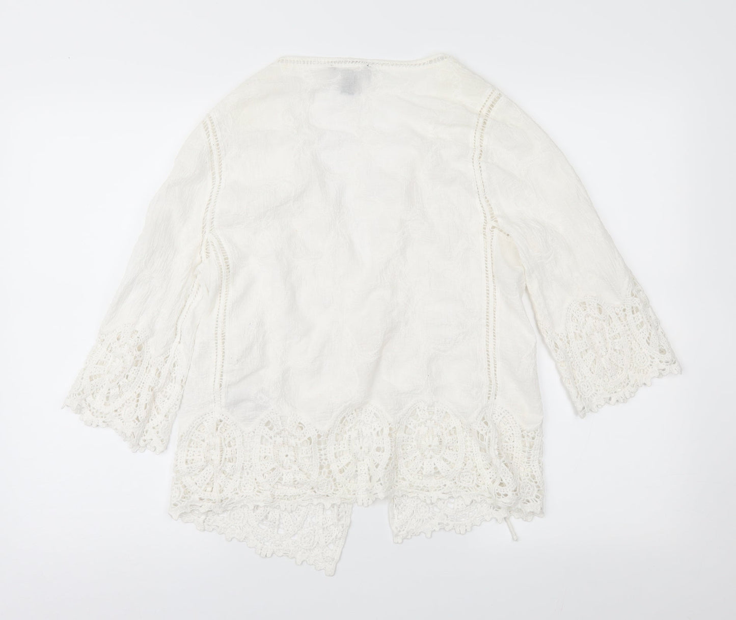 New Look Womens White   Jacket  Size M