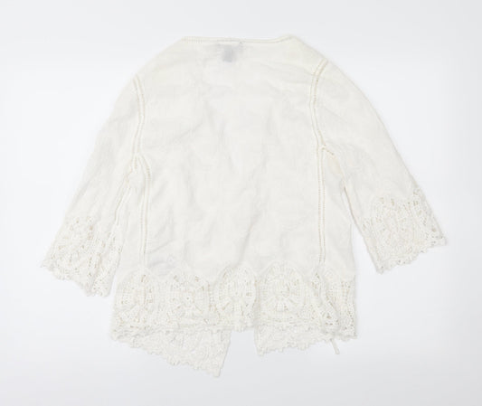 New Look Womens White   Jacket  Size M