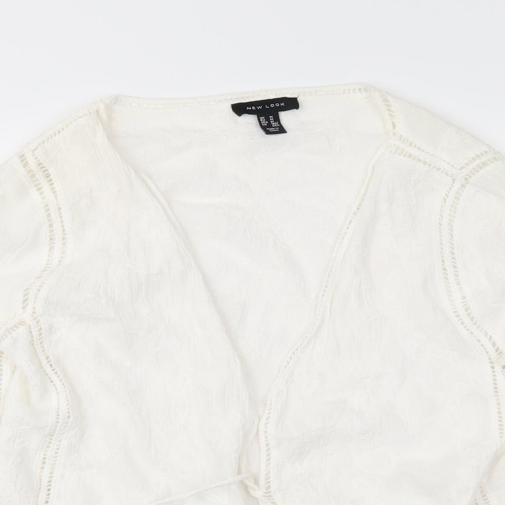 New Look Womens White   Jacket  Size M