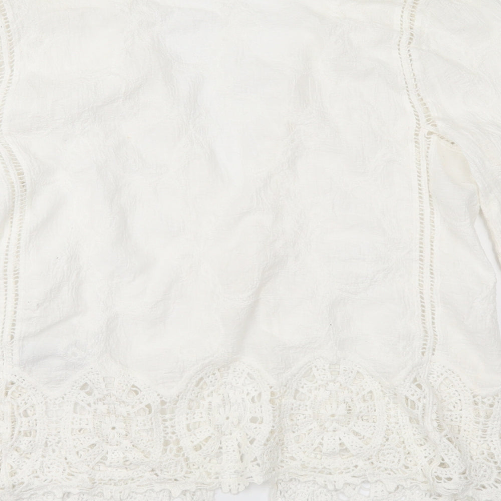 New Look Womens White   Jacket  Size M