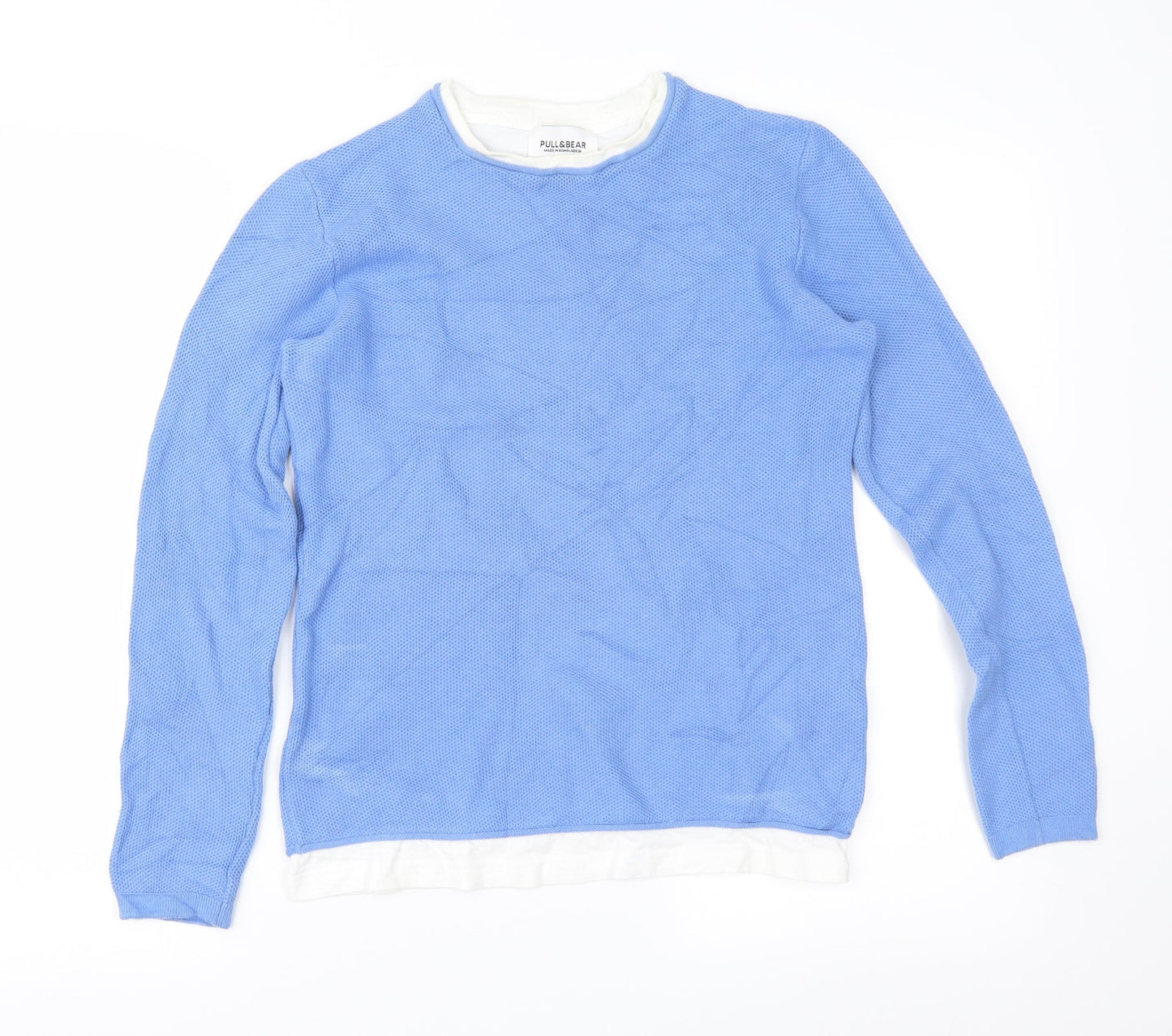 Pull&Bear Womens Blue   Pullover Jumper Size XS