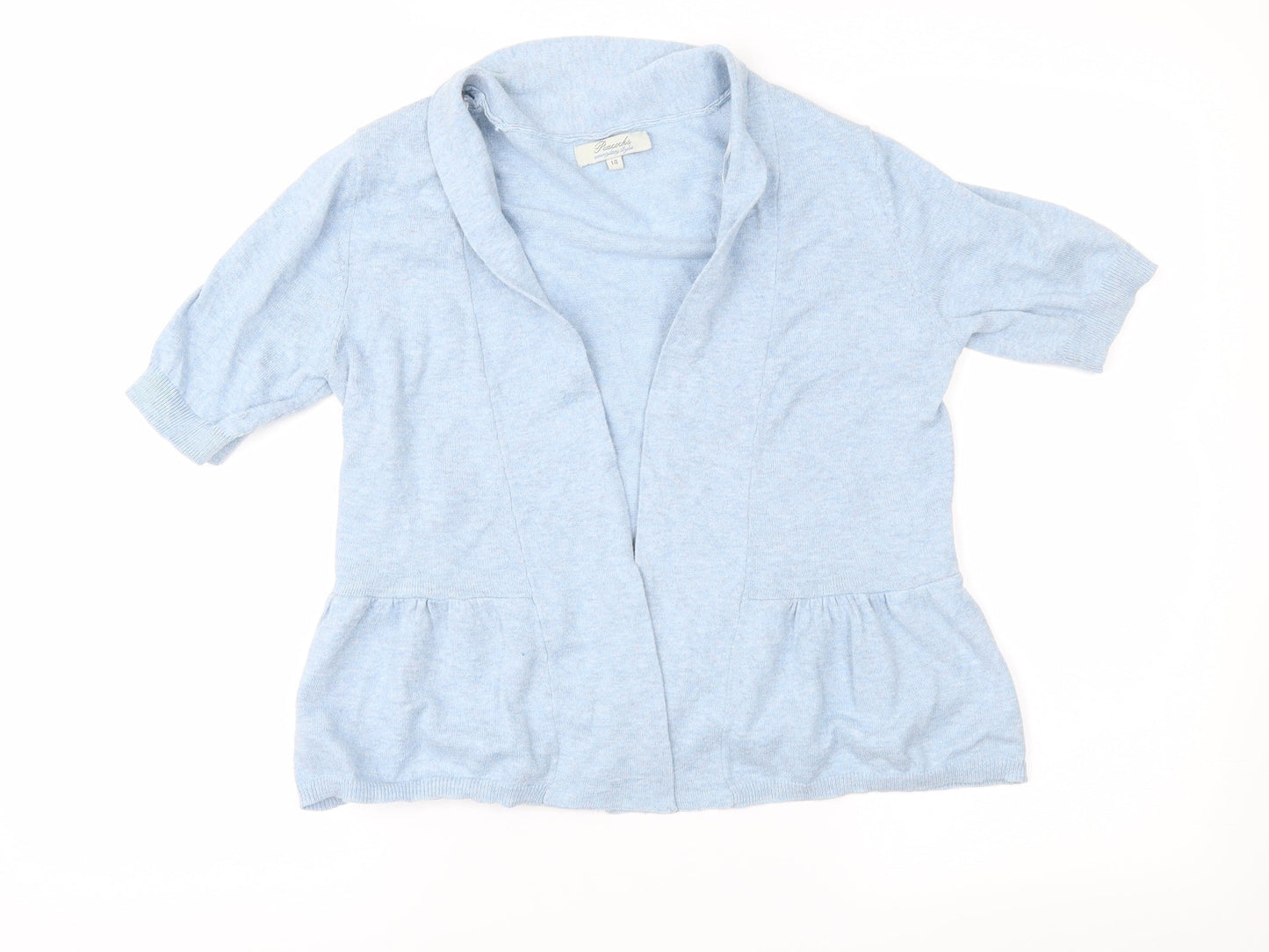 Peacocks Womens Blue   Cardigan Jumper Size 14