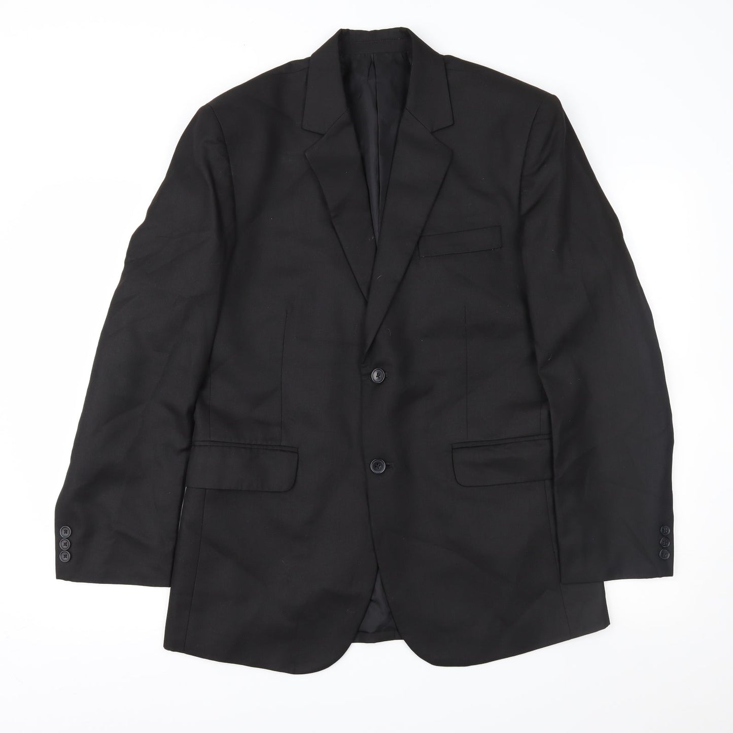 Outlaw Mens Black   Jacket Suit Jacket Size 38