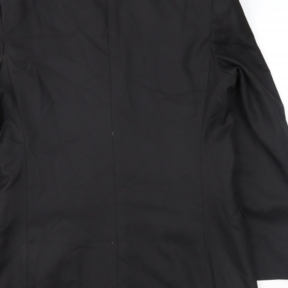 Outlaw Mens Black   Jacket Suit Jacket Size 38