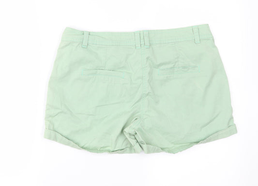 Preworn Womens Green   Hot Pants Shorts Size 34 in