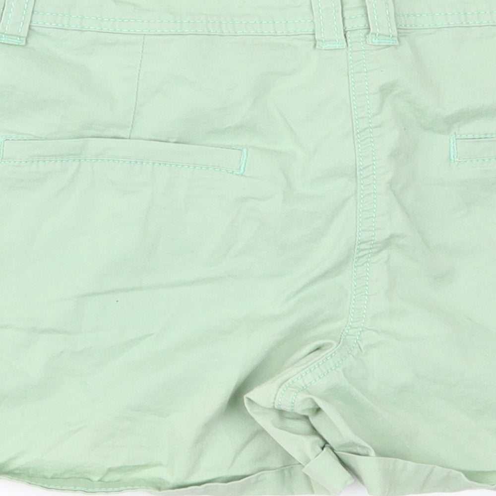 Preworn Womens Green   Hot Pants Shorts Size 34 in